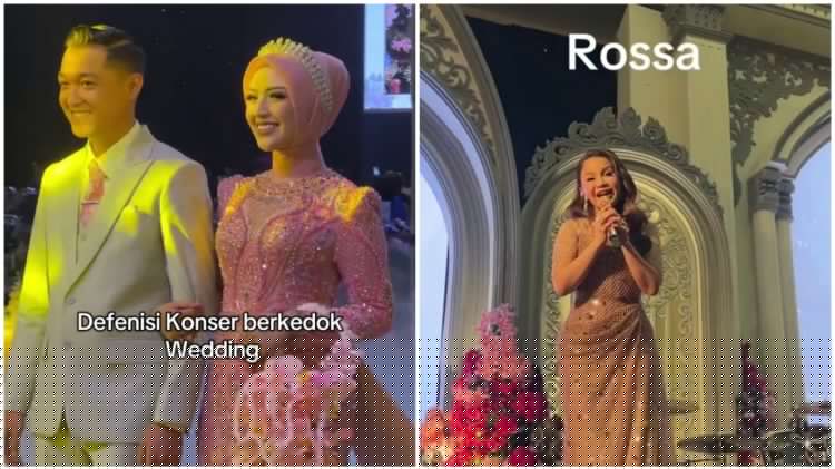 Nikahan berkedok konser, pengantin undang penyanyi top Tanah Air manggung di resepsi, ini 7 potretnya
