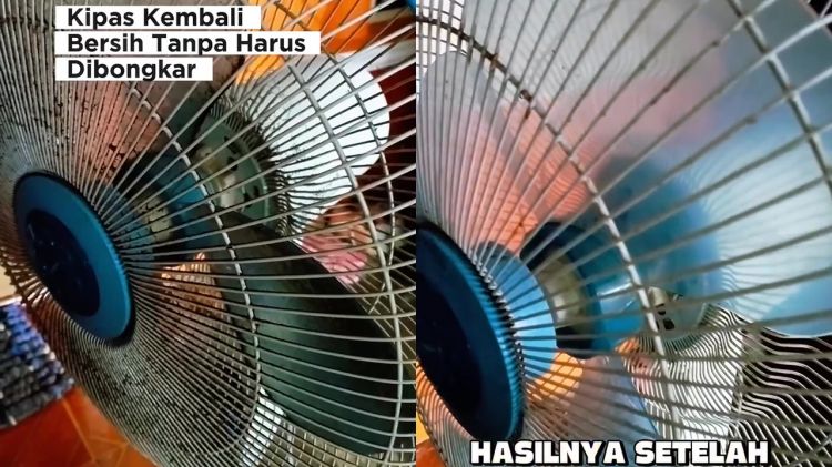 Nggak punya waktu bersihkan kipas? Coba pakai trik ini biar sat-set tanpa dibongkar