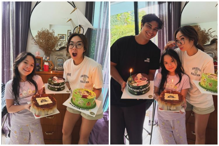 9 Potret Gisella Anastasia rayakan ultah ke-35 bareng Cinta Brian, komentar Gading disorot