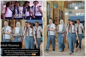 7 Potret reuni pemain Inikah Rasanya tampil kompak pakai seragam SMA, bangkitkan nostalgia fans