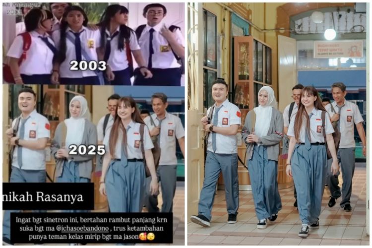 7 Potret reuni pemain Inikah Rasanya tampil kompak pakai seragam SMA, bangkitkan nostalgia fans