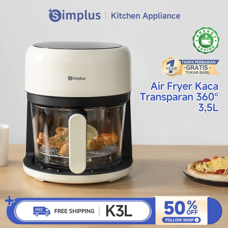 9 Rekomendasi air fryer low watt paling worth it, konsumsi listrik kecil tapi hasil masakan tetap maks