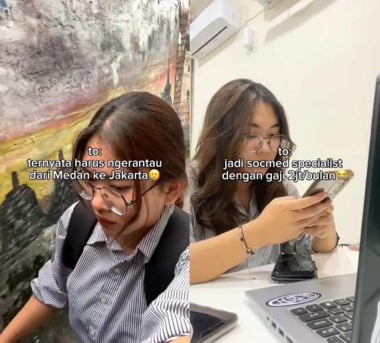 Curhatan wanita lulusan sarjana nekat rantau dari Medan ke Jakarta, digaji Rp2 juta/bulan bikin nyesek