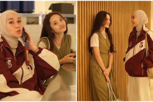Rok seragam Kana Sybilla terlalu pendek, Zaskia Mecca kena tegur guru, reaksinya bikin gemas 