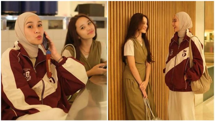 Rok seragam Kana Sybilla terlalu pendek, Zaskia Mecca kena tegur guru, reaksinya bikin gemas 