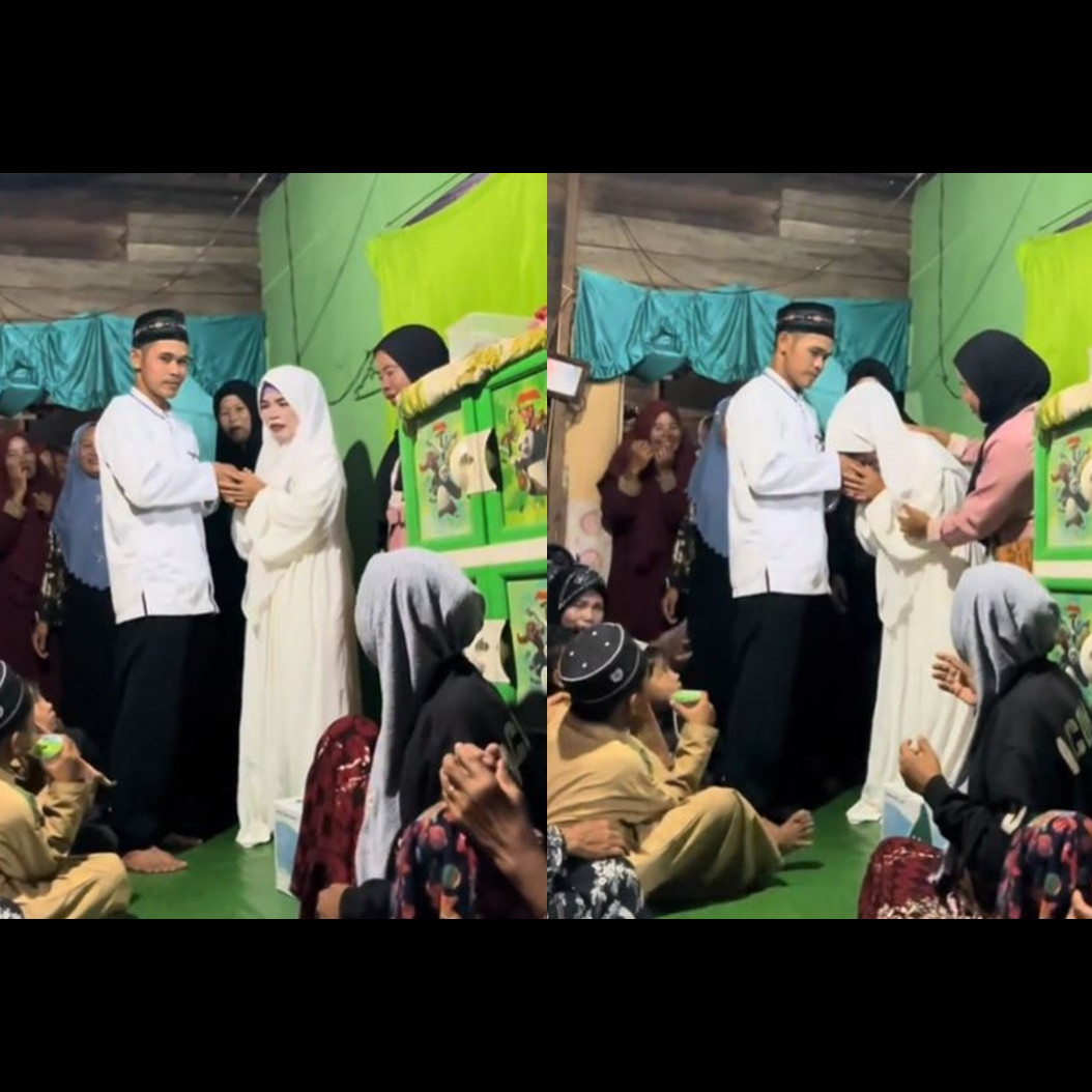 Umur hanyalah angka, viral emak-emak 55 tahun dinikahi pria selisih 25 tahun, ini 7 potretnya