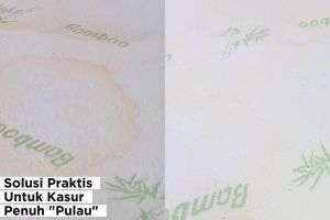 Bisa bersih tanpa vakum cleaner, cukup pakai 2 bahan dapur ini untuk basmi bercak kuning di kasur