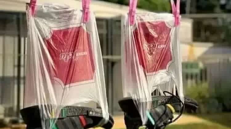 Bukan cuma baju tapi juga benda sehari-hari, 11 aksi kocak orang jemur barang aneh ini bikin ngakak