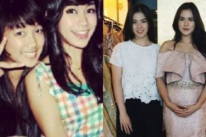 Bikin pangling dan takjub, begini 11 seleb sebelum terkenal foto bareng artis