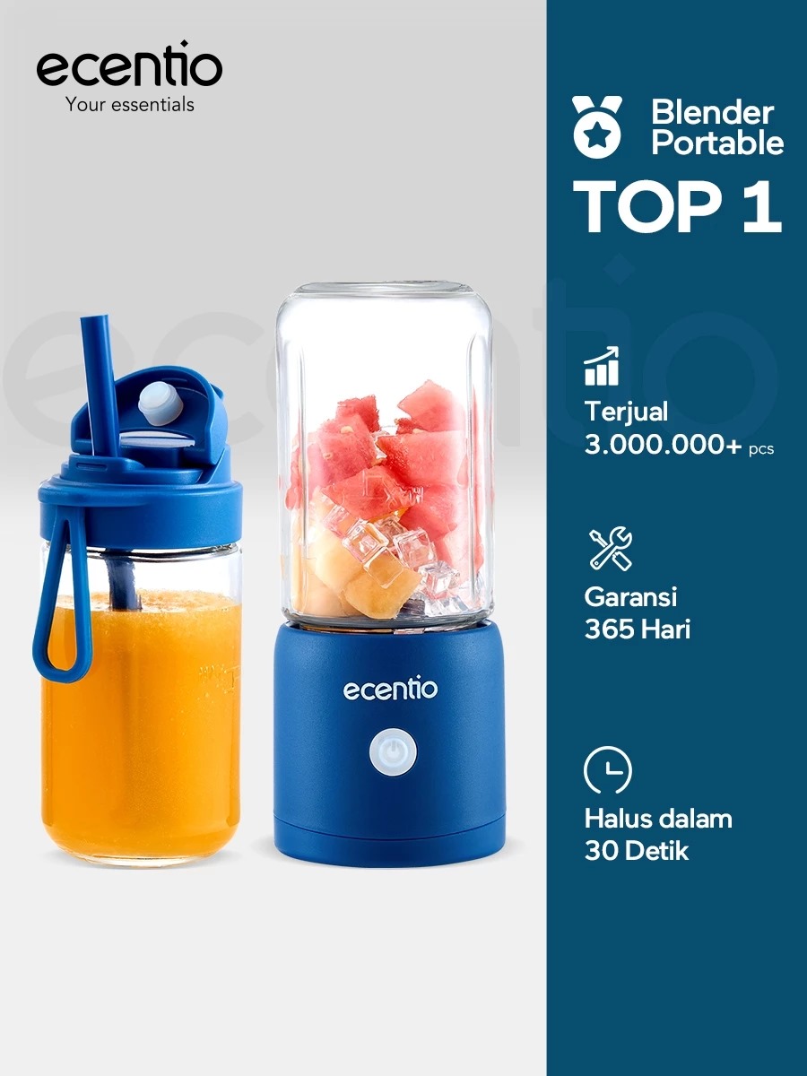 9 Merk juicer terbaik Ecentio harga di bawah Rp250 ribu, desain compact dan mudah dibersihkan