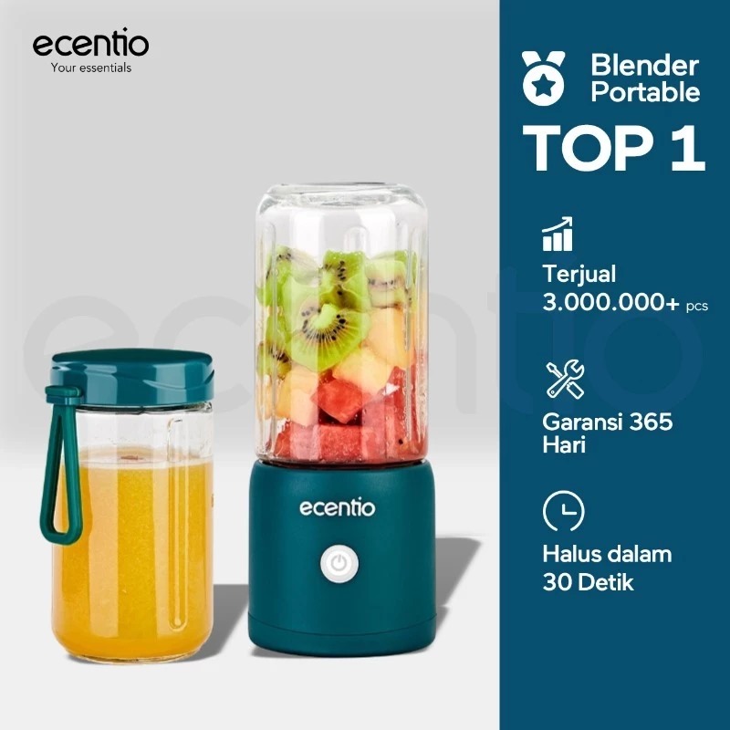 9 Merk juicer terbaik Ecentio harga di bawah Rp250 ribu, desain compact dan mudah dibersihkan