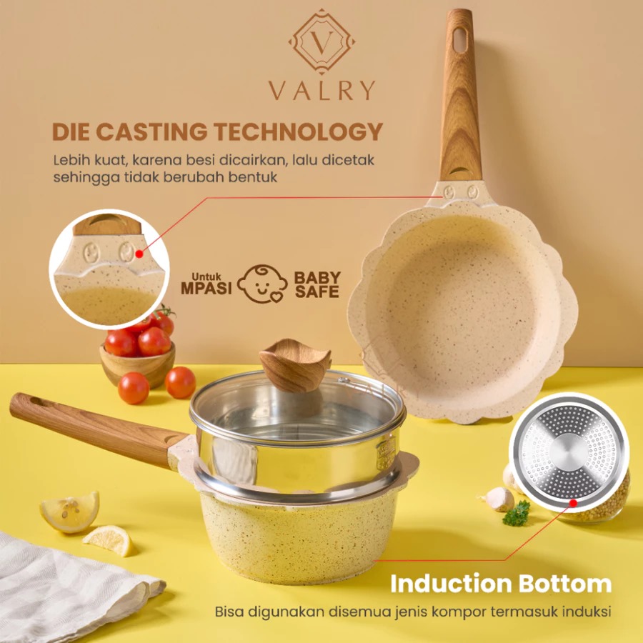 9 Panci set MPASI terbaik di bawah Rp400 ribu, aman, anti lengket, dan praktis digunakan setiap hari