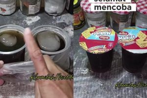  Wanita ini punya cara unik vakum minuman tanpa mesin press, praktis dan nggak bikin tumpah