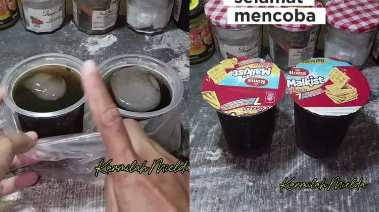  Wanita ini punya cara unik vakum minuman tanpa mesin press, praktis dan nggak bikin tumpah