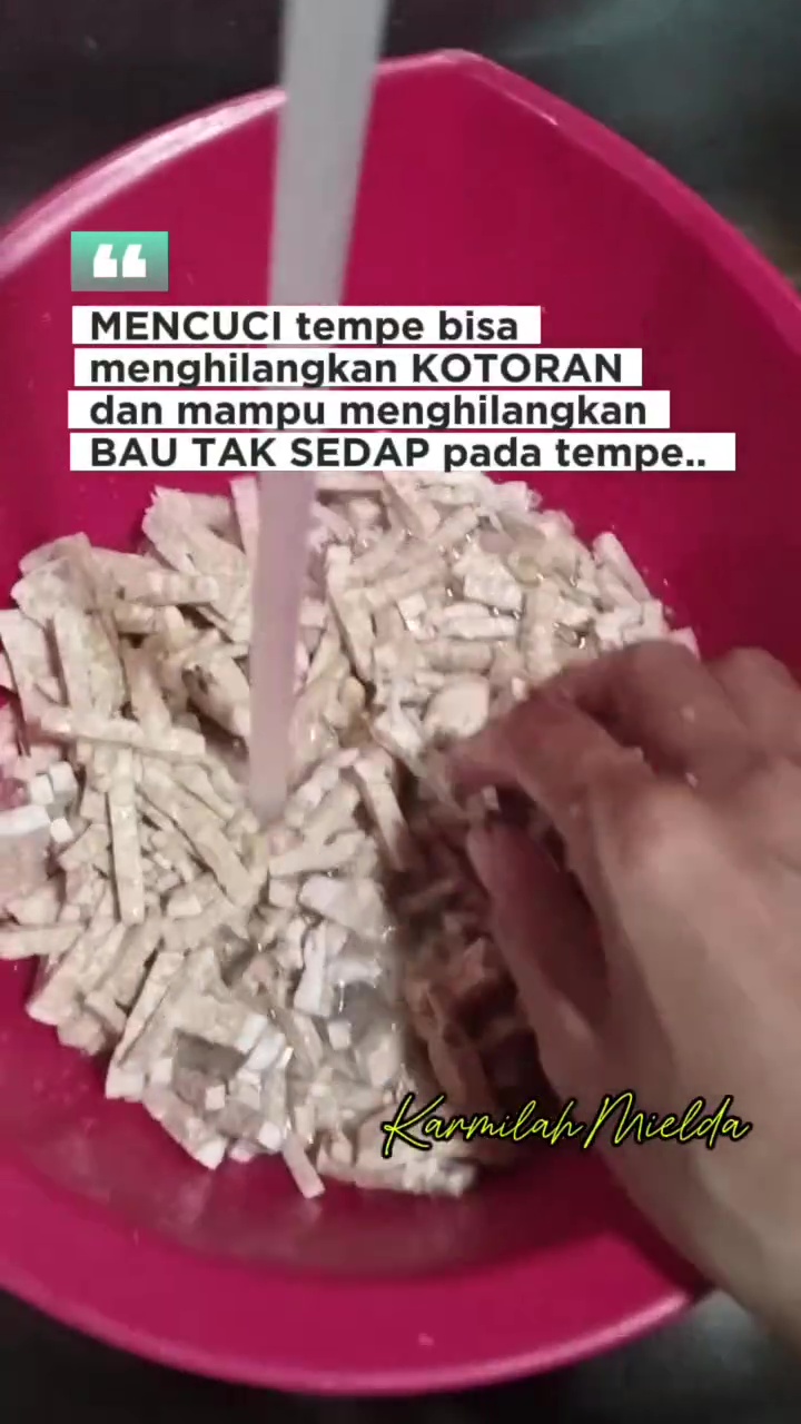 Cara ampuh menghilangkan bau busuk di tempe, ternyata cuma butuh 1 langkah simpel ini