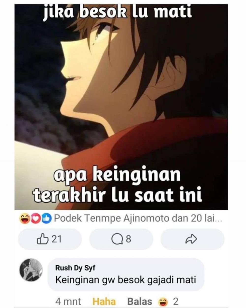 11 Pertanyaan nyeleneh di Facebook ini jawabannya bikin ngakak, antara kreatif atau nggak nyambung