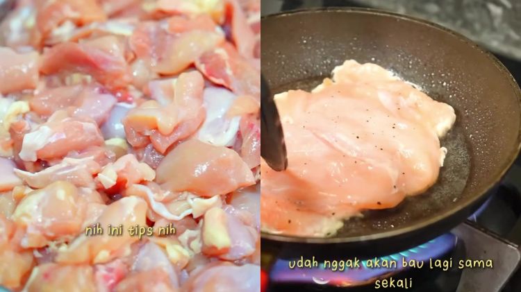 Bisa bikin hasil makanan nggak enak, chef ini bagikan cara ampuh basmi bau amis di daging ayam