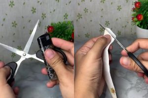 Bukan direndam garam, ini trik menajamkan gunting tumpul, efektif dan praktis tanpa batu asahan