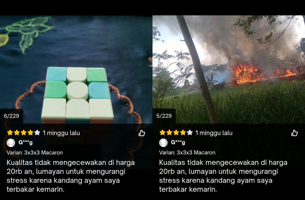 11 Potret review online shop paling absurd, tak nyambung sama produk tapi bikin ketawa nggak berhenti