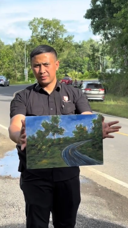 Menikmati masa tua, 9 potret SBY spontan lukis pemandangan desa Wonogiri ini hasilnya bikin takjub