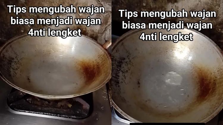 Tanpa perlu seasoning, ini trik mudah mengubah wajan jadul biar antilengket saat dipakai