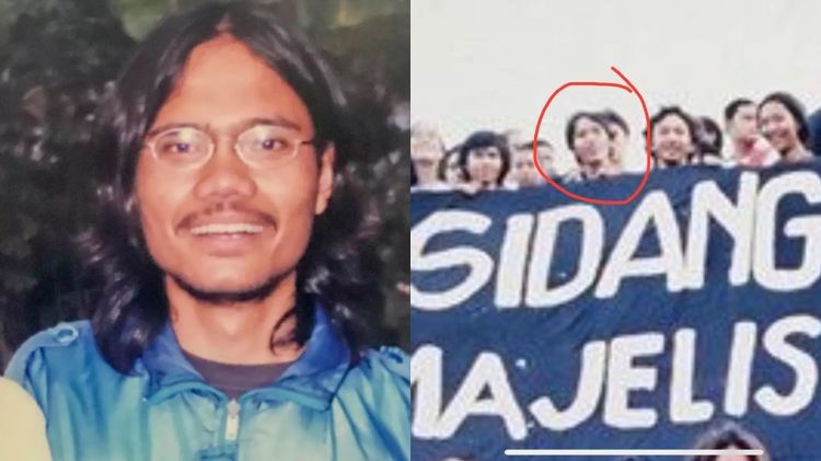 Foto Desta ikut demo 1998 curi perhatian, begini potret lawas 9 presenter pria saat kuliah