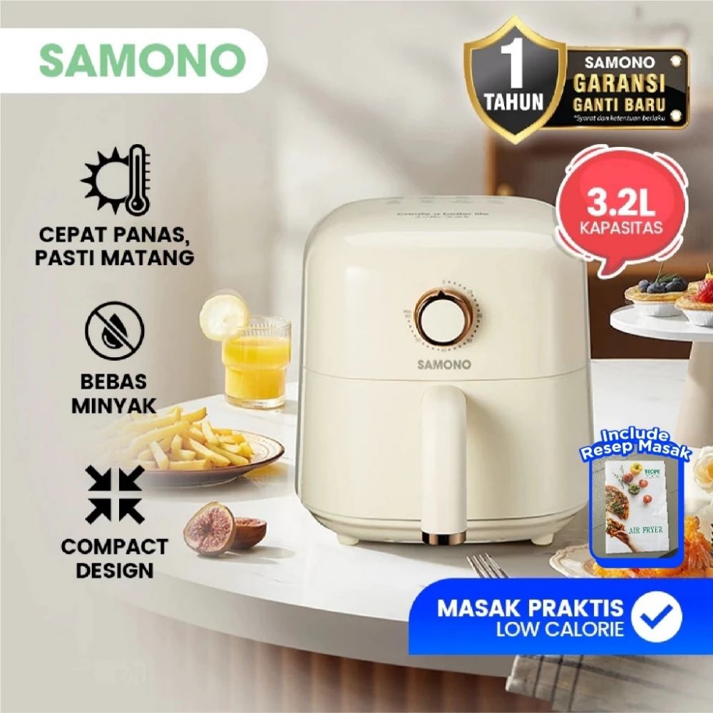 9 Rekomendasi air fryer low watt terbaik budget Rp700.000, hemat listrik tapi masakan renyah maksimal