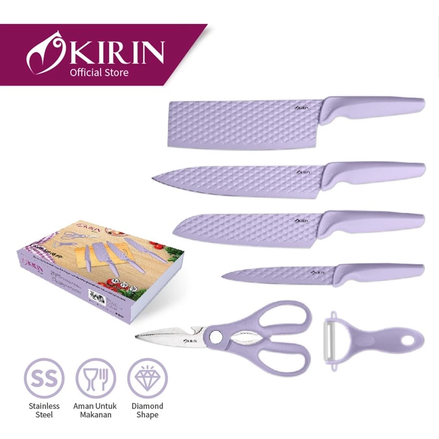 9 Set pisau dapur anti karat di bawah Rp300 ribu, pilihan lengkap untuk bikin masak makin cepat