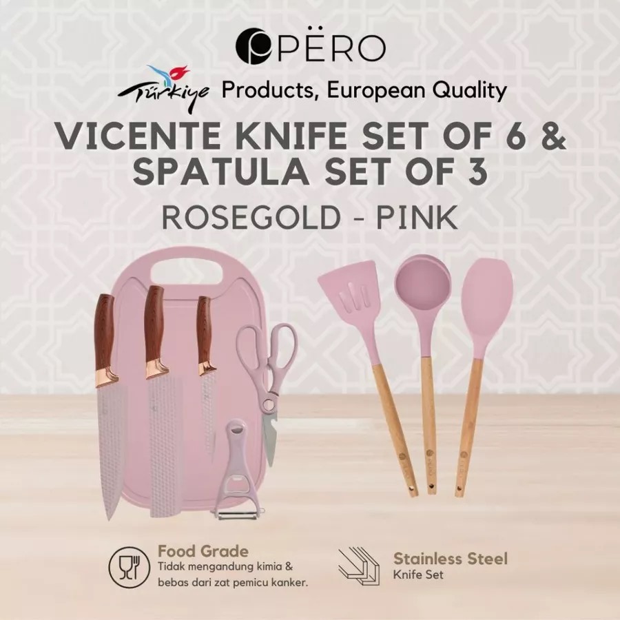 9 Set pisau dapur anti karat di bawah Rp300 ribu, pilihan lengkap untuk bikin masak makin cepat