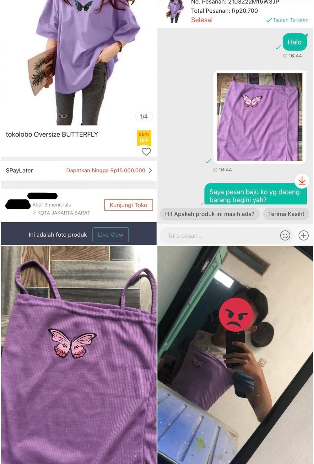 11 Potret kocak cowok belanja baju online, desainnya nyeleneh bikin gagal nahan tawa