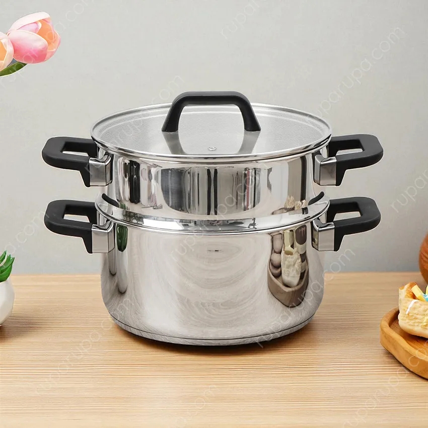 9 Rekomendasi merk panci kukus stainless steel di bawah Rp700.000 untuk menu sehat di rumah