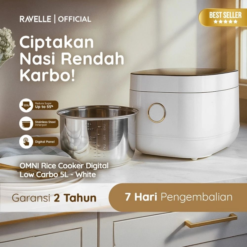 9 Rekomendasi rice cooker digital terbaik dengan kapasitas di atas 1 liter yang tetap hemat energi
