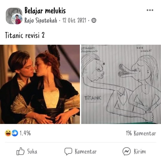 11 Lukisan nyoba realistis tapi hasilnya malah bikin ngakak pas dibandingin sama foto aslinya