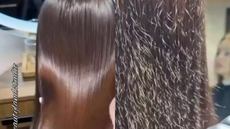 Tak perlu potong rambut, beauty vlogger ini tunjukin trik hilangin rambut bercabang pakai bahan dapur