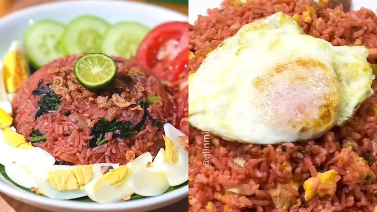 9 Resep variasi nasi goreng merah yang bisa dibuat di rumah, rasa mantap dan warnanya menggoda