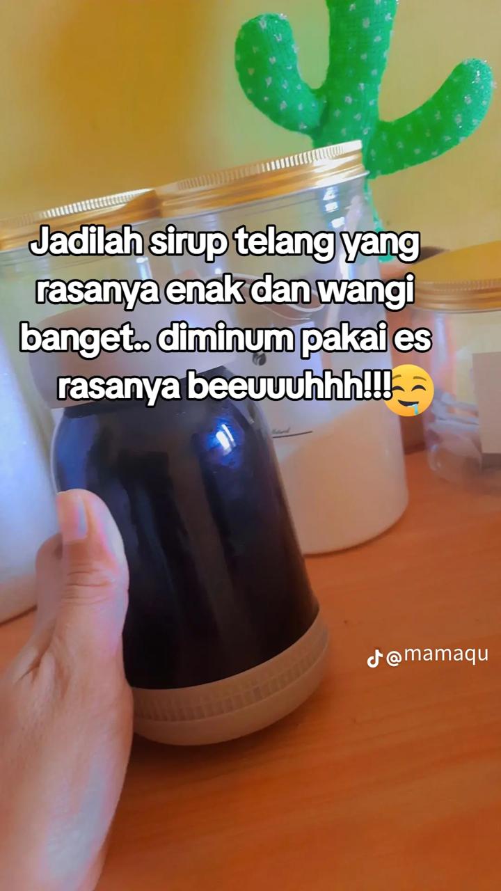 5 Resep minuman bunga telang kekinian tanpa blender, warna cantik alami