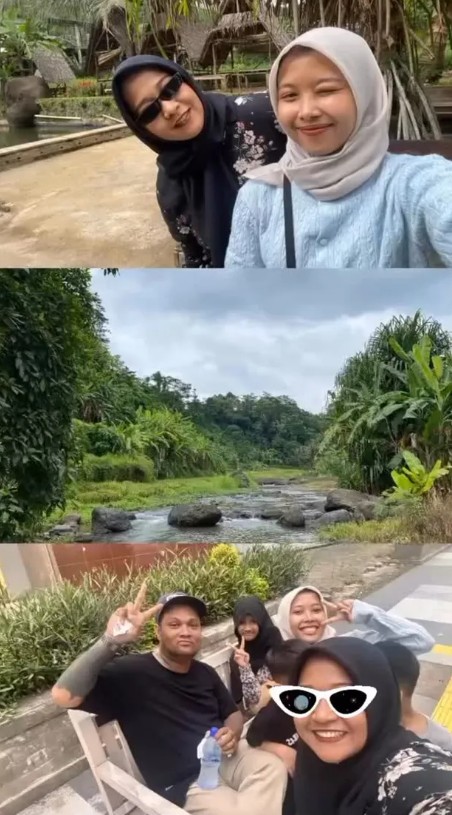 Virgoun ambil alih urus anak, ini 7 potretnya liburan bareng ketiga buah hati di Jepara