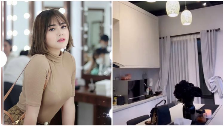 6 Potret dapur Amanda Manopo bergaya modern penuh perabot canggih, spot andalan masakin Kenny Austin