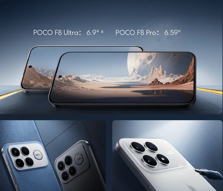 Seri Poco F8 Pro dan F8 Ultra dirilis secara global di Bali, berapa harganya?