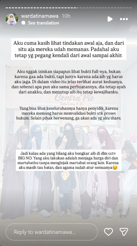 Wardatina Mawa tak menyerah usai Insanul Fahmi blak-blakan akui nikahi Inara, singgung proses hukum