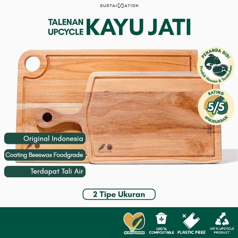 5 Rekomendasi talenan kayu terbaik untuk kebutuhan dapur harian yang aman dan awet di bawah Rp300.000