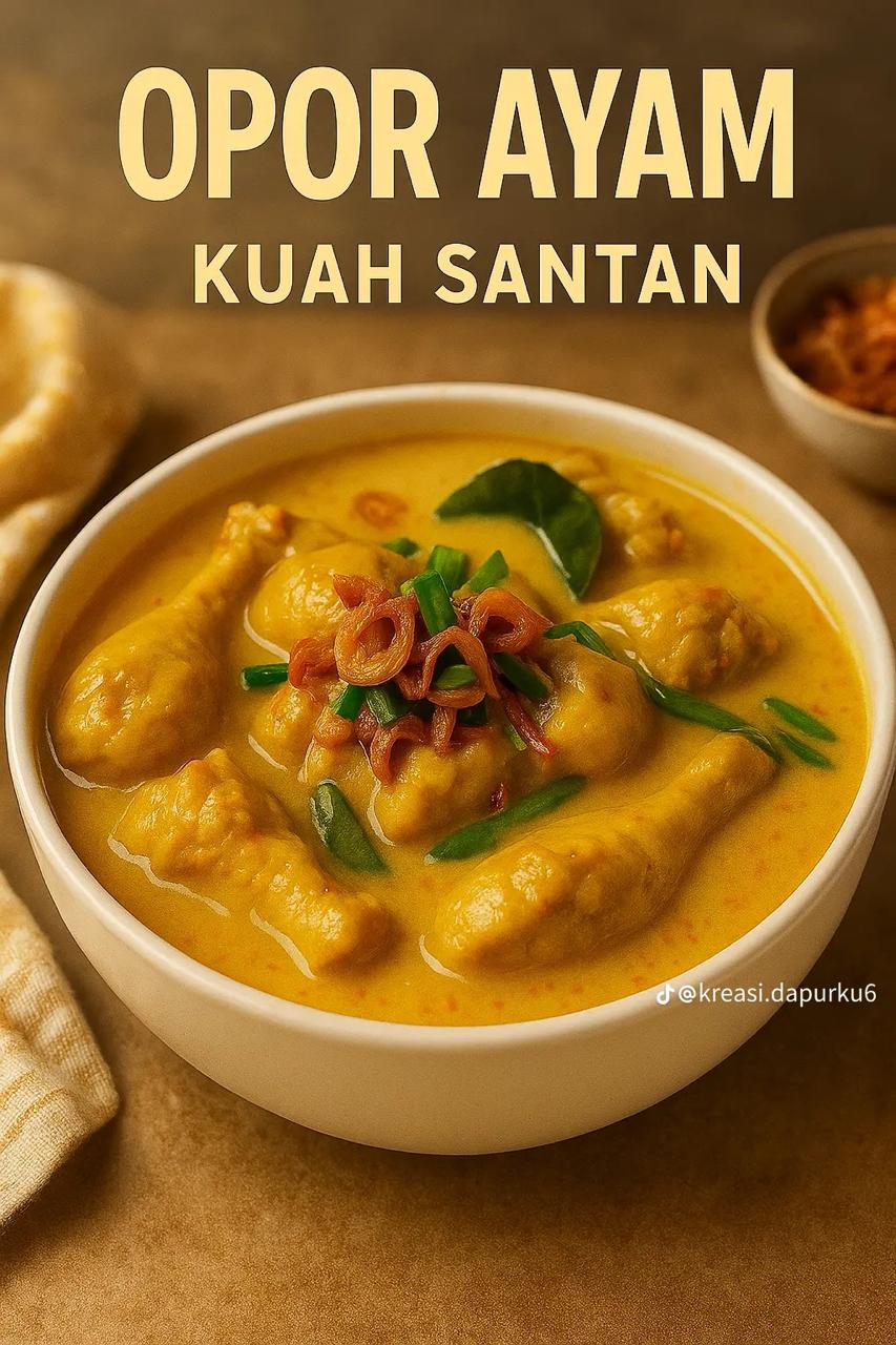 8 Resep bumbu opor ayam ala rumahan creamy dan harum rempah, cocok untuk menu spesial keluarga