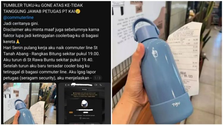 Benarkah petugas KRL dipecat cuma gara-gara hilangkan tumbler penumpang? Ini klarifikasi resmi KAI