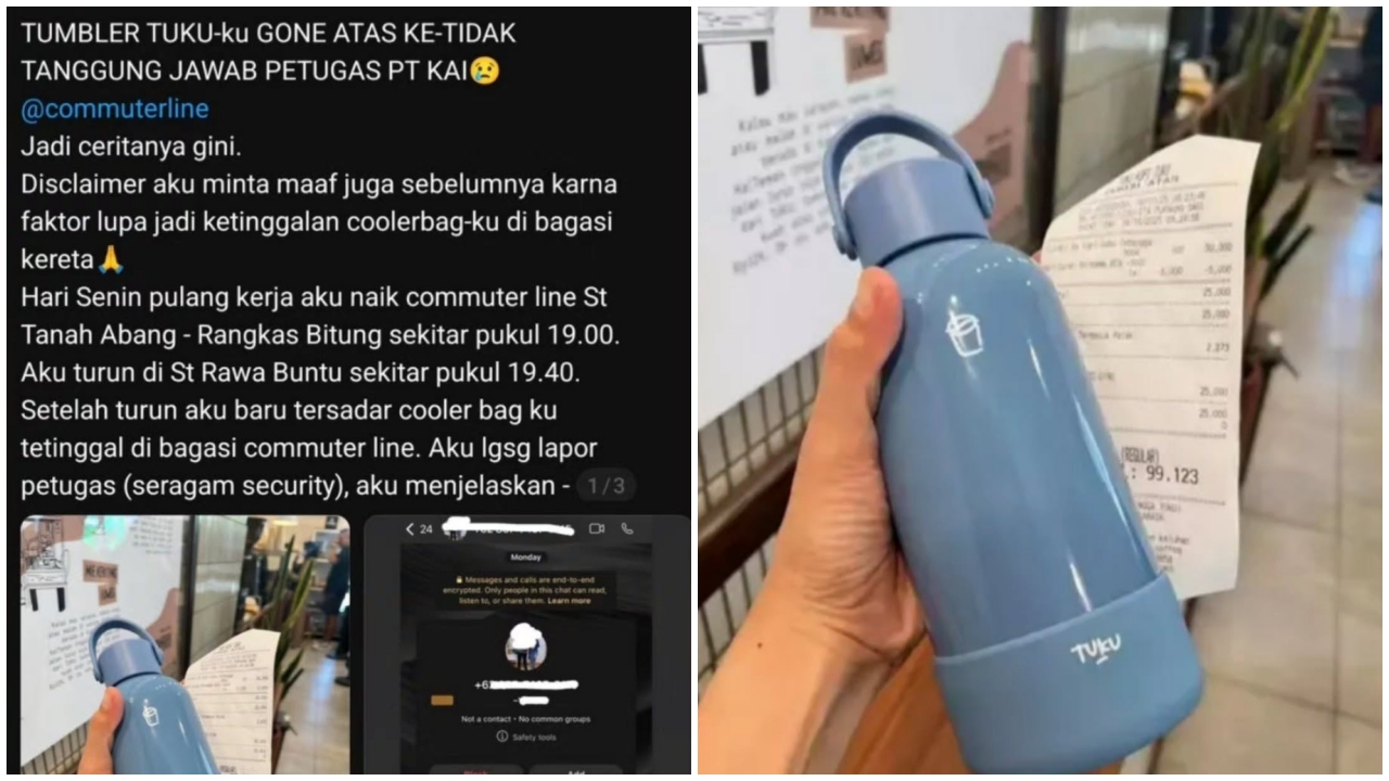Benarkah petugas KRL dipecat cuma gara-gara hilangkan tumbler penumpang? Ini klarifikasi resmi KAI