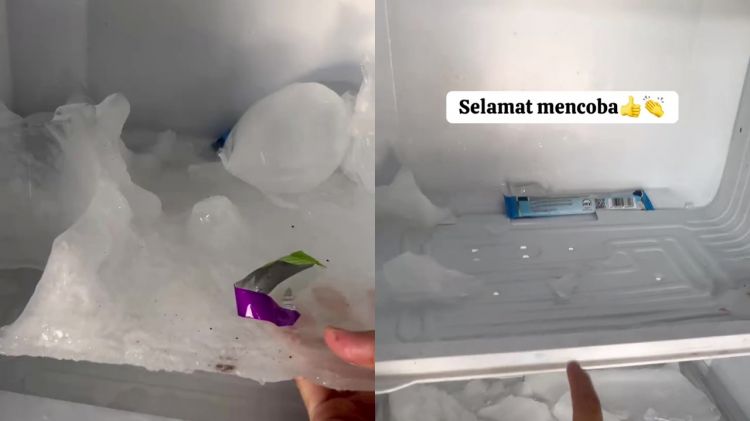 Cuma butuh 10 menit, bunga es di freezer auto mencair dan mudah dibersihkan, kuncinya di 1 alat ini
