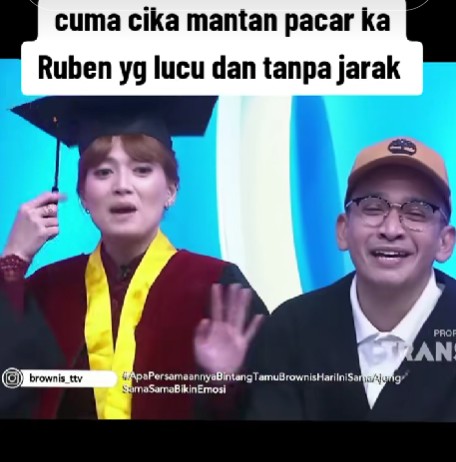 Ruben Onsu salah tingkah saat digoda sang mantan Chika Jessica, interaksinya bikin ngakak