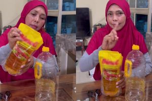 Ingin refil minyak goreng ke botol tapi nggak punya corong? Ini solusi praktisnya supaya tak tumpah