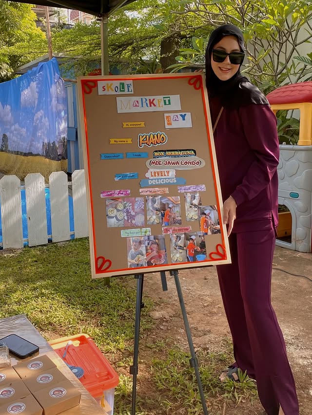 9 Potret Paula Verhoeven temani Kiano di acara Market Day, kebersamaannya dengan Baim Wong bikin adem