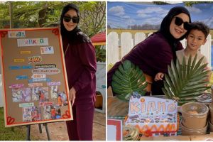 9 Potret Paula Verhoeven temani Kiano di acara Market Day, kebersamaannya dengan Baim Wong bikin adem