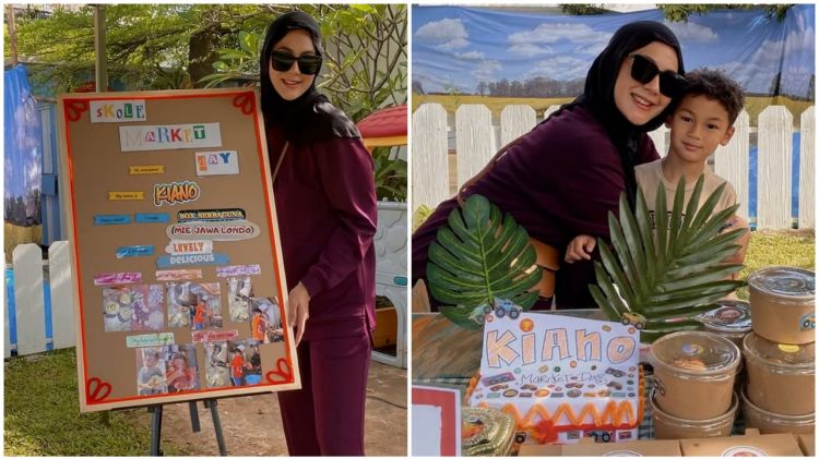 9 Potret Paula Verhoeven temani Kiano di acara Market Day, kebersamaannya dengan Baim Wong bikin adem